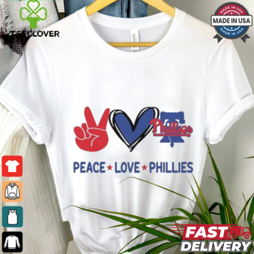Official Peace Love Philadelphia Phillies MLB 2024 Shirt