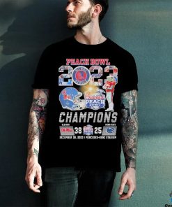 Official Peach Bowl 2023 Ole Miss Rebels Champions 38 25 Penn State Shirt