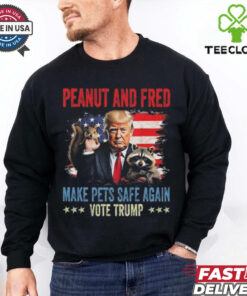 Official Peanut And Fred Make Pets Safe Again Vote Trump Shirt
