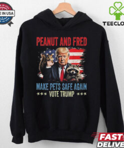 Official Peanut And Fred Make Pets Safe Again Vote Trump Shirt