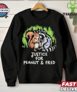 Official Peanut The Squirrel Justice For Peanut and Fred T Shirt