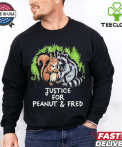 Official Peanut The Squirrel Justice For Peanut and Fred T Shirt 2 Official Peanut The Squirrel Justice For Peanut and Fred T Shirt