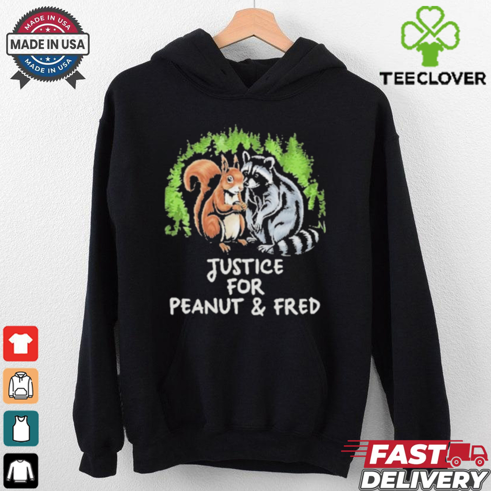 Official Peanut The Squirrel Justice For Peanut and Fred T Shirt Official Peanut The Squirrel Justice For Peanut and Fred T Shirt