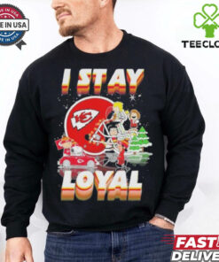 Official Peanuts And Friends I Stay Loyal Kansas City Chiefs Christmas Shirt