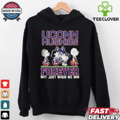 Official Peanuts Characters Abbey Road UConn Huskies Forever Not Just When We Win shirt