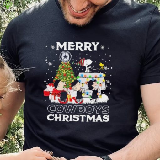 Official Peanuts Characters Merry Dallas Cowboys Christmas Shirt