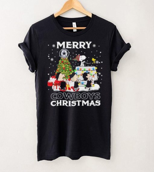 Official Peanuts Characters Merry Dallas Cowboys Christmas Shirt