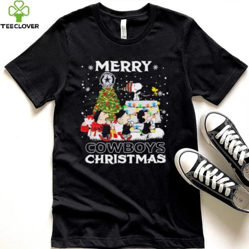 Official Peanuts Characters Merry Dallas Cowboys Christmas Shirt