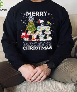 Official Peanuts Characters Merry Dallas Cowboys Christmas Shirt