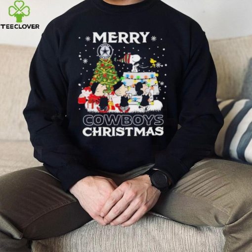 Official Peanuts Characters Merry Dallas Cowboys Christmas Shirt