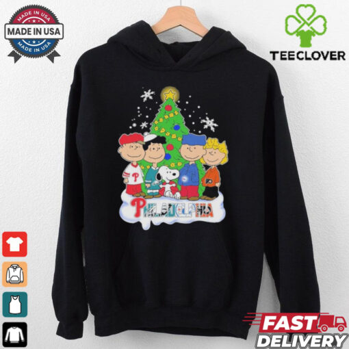 Official Peanuts Characters Snoopy X Philadelphia Sports Teams Merry Christmas shirt