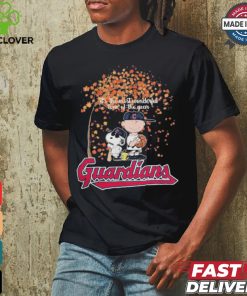 Official Peanuts Characters X Cleveland Guardians It’S The Most Wonderful Time Of The Year 2024 Shirt