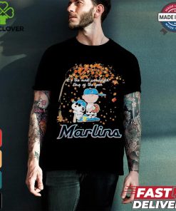 Official Peanuts Characters X Miami Marlins It’S The Most Wonderful Time Of The Year 2024 Shirt