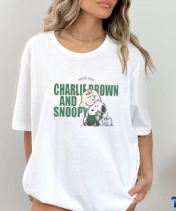 Official Peanuts Charlie Brown And Snoopy Shirt