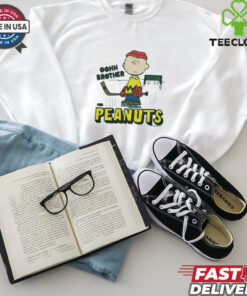 Official Peanuts Charlie Brown Oohh Brother Hockey t shirt