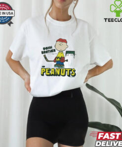 Official Peanuts Charlie Brown Oohh Brother Hockey t shirt