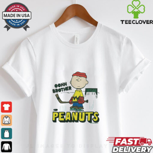 Official Peanuts Charlie Brown Oohh Brother Hockey t shirt