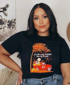 Official Peanuts Kansas City Chiefs fall it’s the most wonderful time of the year shirt