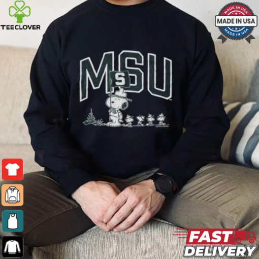 Official Peanuts x Michigan State Beagle Scouts Shirt
