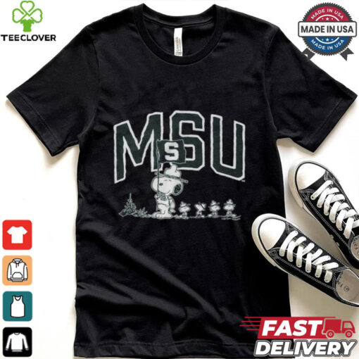 Official Peanuts x Michigan State Beagle Scouts Shirt