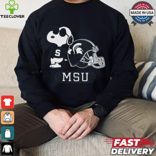 Official Peanuts x Michigan State Joe Cool Football Shirt