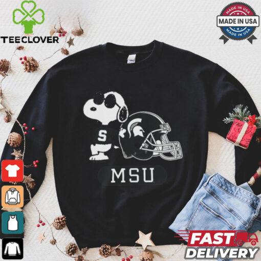 Official Peanuts x Michigan State Joe Cool Football Shirt