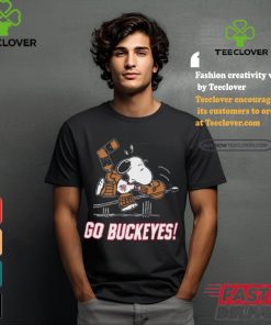 Official Peanuts x Ohio State Snoopy Goalie t shirt