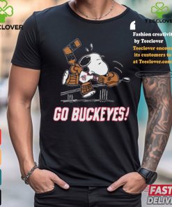 Official Peanuts x Ohio State Snoopy Goalie t shirt