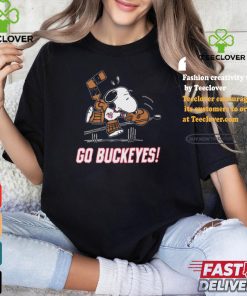 Official Peanuts x Ohio State Snoopy Goalie t shirt