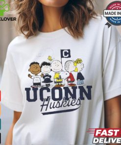 Official Peanuts x UConn Huskies The Gang t shirt