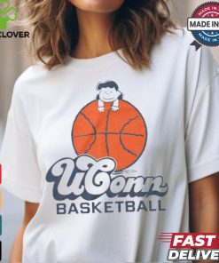 Official Peanuts x UConn Lucy Basketball t shirt