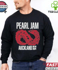 Official Pearl Jam Auckland November 08 2024 Tour T Shirt