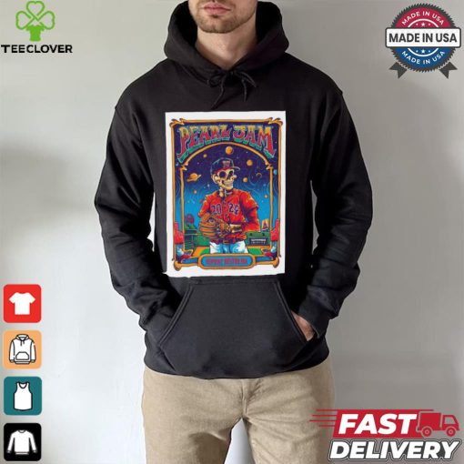 Official Pearl Jam September 15 And 17 Fenway Boston Ma Poster Shirt