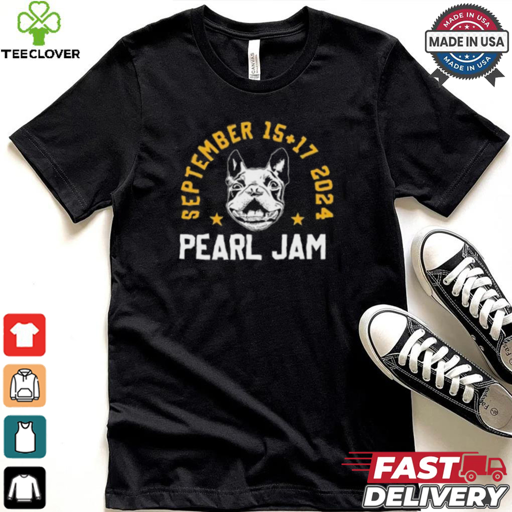 Official Pearl Jam September 15+17 2024 Boston Ma Shirt Official Pearl Jam September 15+17 2024 Boston Ma Shirt