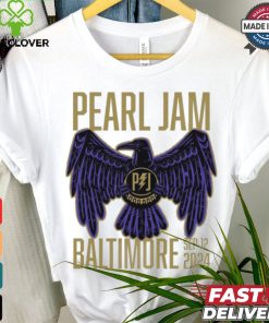 Official Pearl Jam With Glen Hansard Event Tee At CFG Bank Arena In Baltimore MD On September 12th 2024 The Eagle Artwork Two Side Unisex T Shirt