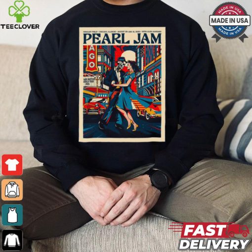 Official Pearl Jam Wrigley Field Chicago Illinois Aug 29 and 31 2024 With Glen Hansard Poster hoodie, sweater, longsleeve, shirt v-neck, t-shirt