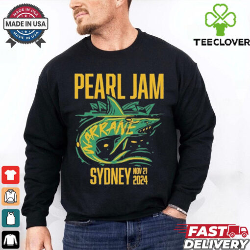 Official Pearl Jam at ENGIE Stadium, Sydney, Australia On November 21, 2024 Shirt