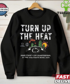 Official Penn State Nittany Lions 2024 College Football Playoff Fiesta Bowl Turn Up The Heart t shirt
