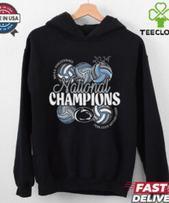 Official Penn State Nittany Lions 2024 NCAA Women’s Volleyball National Champions Stacked Comfort Colors Shirt