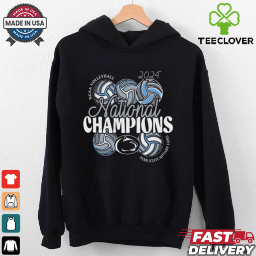 Official Penn State Nittany Lions 2024 NCAA Women’s Volleyball National Champions Stacked Comfort Colors Shirt