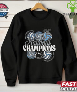 Official Penn State Nittany Lions 2024 NCAA Women’s Volleyball National Champions Stacked Comfort Colors Shirt