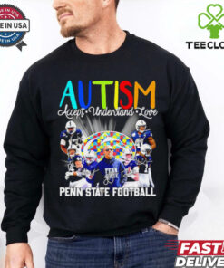 Official Penn State Nittany Lions Autism accept understand love signatures shirt