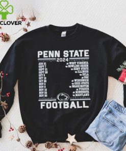 Official Penn State Nittany Lions Champion 2024 Football Schedule Shirt