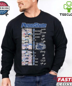 Official Penn State Nittany Lions Team Players 2024 Signatures Shirt