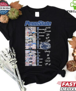 Official Penn State Nittany Lions Team Players 2024 Signatures Shirt