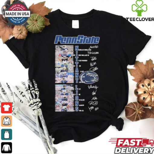 Official Penn State Nittany Lions Team Players 2024 Signatures Shirt