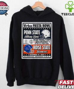 Official Penn State Nittany Lions Vs Boise State Broncos CFP Vrbo Fiesta Bowl Matchup Ringside Rivalry Dec 31 2024 Vintage t shirt