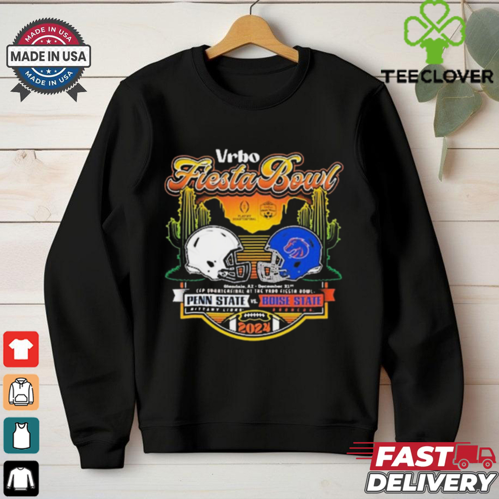 Official Penn State Nittany Lions Vs Boise State Broncos Helmet Dec 31 2024 CFP Vrbo Fiesta Bowl Matchup Sunset Showdown t shirt Official Penn State Nittany Lions Vs Boise State Broncos Helmet Dec 31 2024 CFP Vrbo Fiesta Bowl Matchup Sunset Showdown t shirt