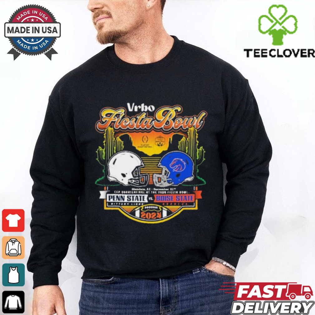 Official Penn State Nittany Lions Vs Boise State Broncos Helmet Dec 31 2024 CFP Vrbo Fiesta Bowl Matchup Sunset Showdown t shirt Official Penn State Nittany Lions Vs Boise State Broncos Helmet Dec 31 2024 CFP Vrbo Fiesta Bowl Matchup Sunset Showdown t shirt