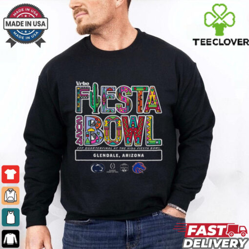Official Penn State Nittany Lions Vs Boise State Broncos Matchup 2024 CFP Vrbo Fiesta Bowl Desert Lights t shirt
